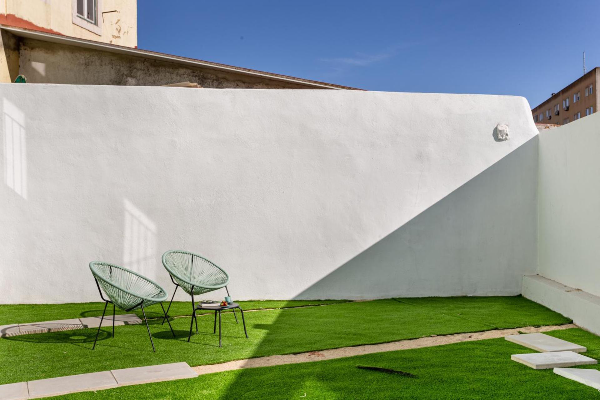 Ajuda Charm Apartment With Garden Lissabon Exterior foto